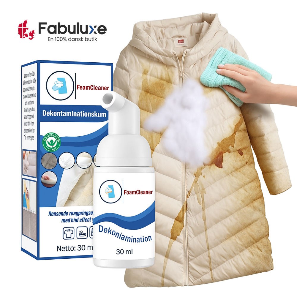 FoamCleaner™ | Hurtig pletfjerner uden vand og skrubning!