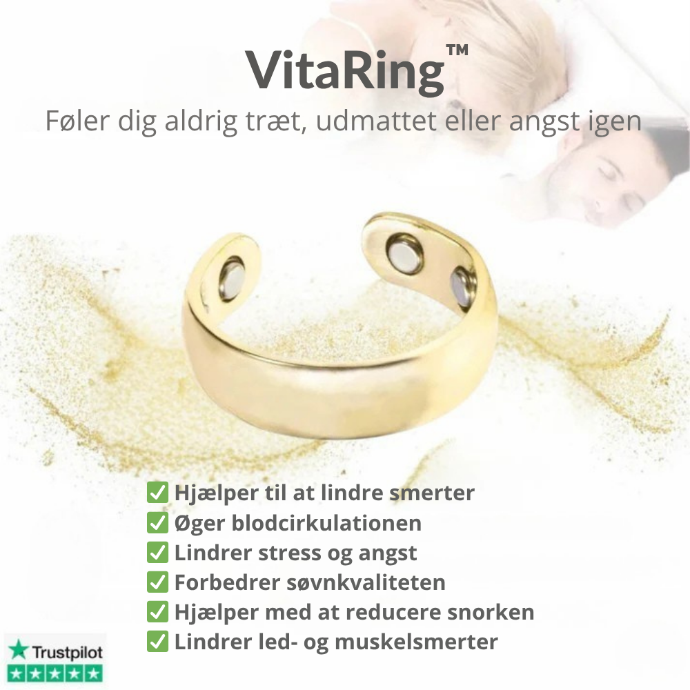 VitaRing™ | Aldrig mere føle dig træt, udmattet eller urolig