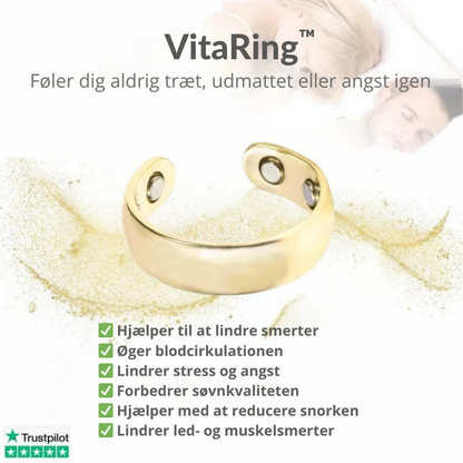 VitaRing™ | Aldrig mere føle dig træt, udmattet eller urolig