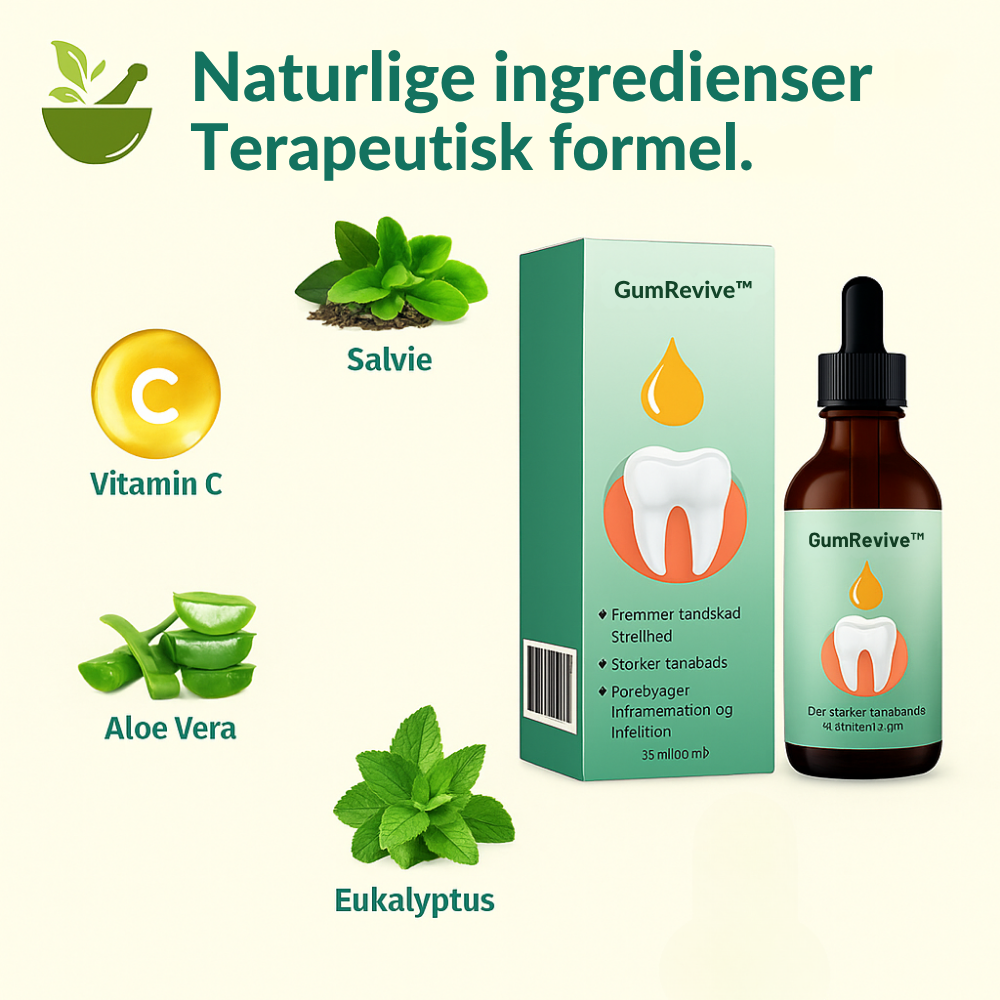 GumRevive™ | Stop blødende tandkød og genopbyg din munds sundhed – naturligt
