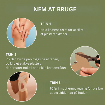 KinesiFlex™ | Naturlig støtte og lindring for smerteplagede knæ