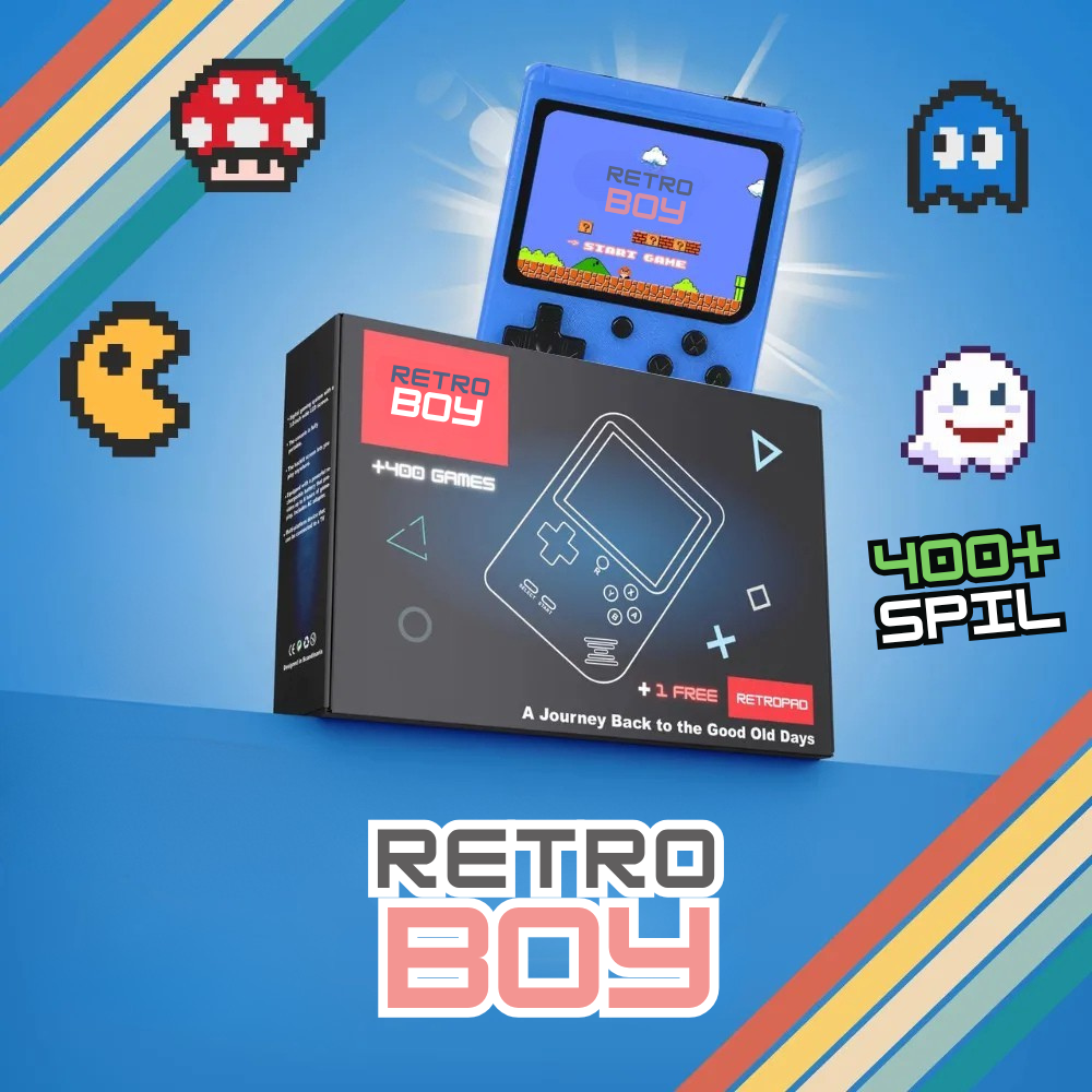 RetroBoy™ | Genoplev de legendariske spil fra din barndom