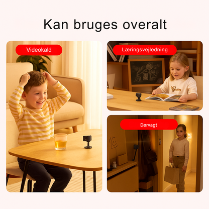 SafeCam Pro™ | Mini WiFi sikkerhedskamera – uden kabler eller dyr installation