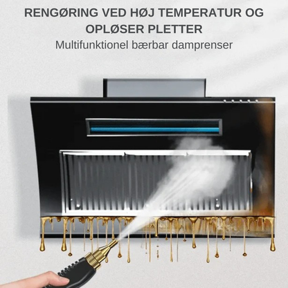 PowerSteam™ | Bærbar damprenser 3 bar, 2500W Bakteriedræbende - Den mest kraftfulde på markedet til hjemmebrug