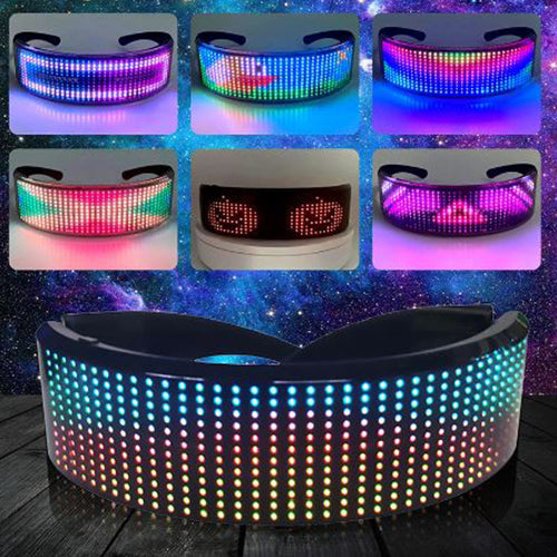 LEDsLook™ | Neonfarvede solbriller med Smilys