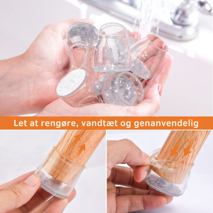 ChairSocks™ | Usynlige, fleksible sokker til stoleben – beskyt dine gulve mod ridser