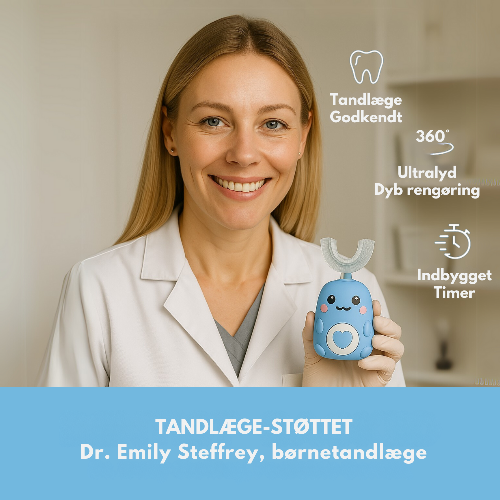 KiddoBrush™ | Slut med tandbørstnings-kampe derhjemme