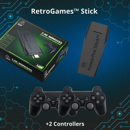 RetroGames™ Stick | Oplev nostalgi med de bedste 20.000 klassiske spil