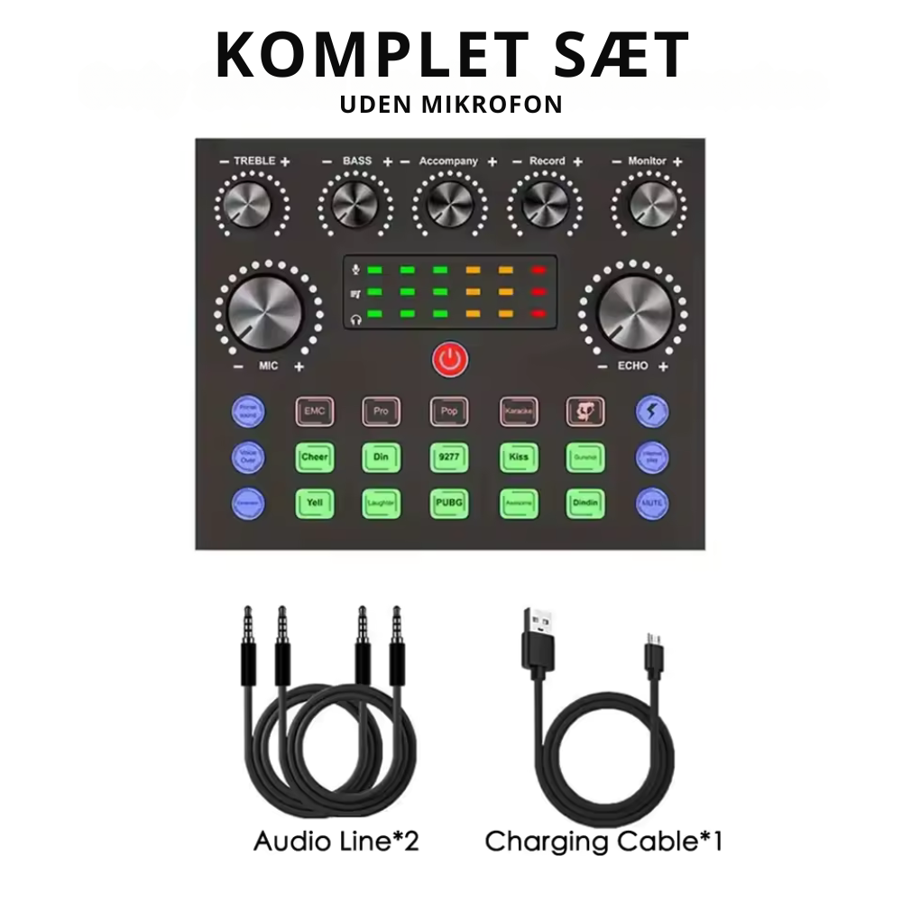 PodCaster™ Pro | Professionel lyd. Uden et dyrt studio.