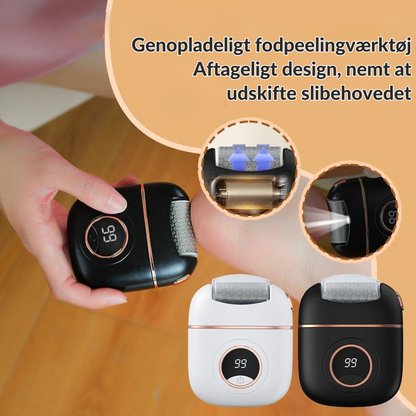 SilkSole™ | Elektrisk fjernelse af hård hud til glatte fødder