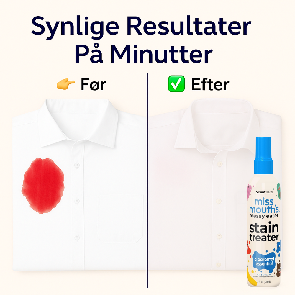 StainWizard™ | Få magisk rent tøj igen på få sekunder
