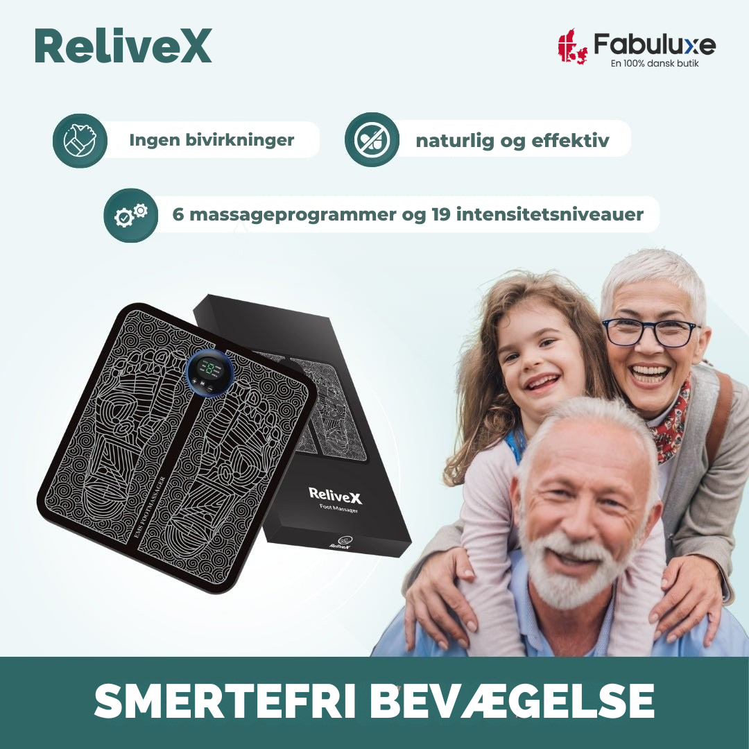 ReliveX™ | Fodmassageapparat til ultimativ afslapning