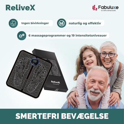 ReliveX™ | Fodmassageapparat til ultimativ afslapning