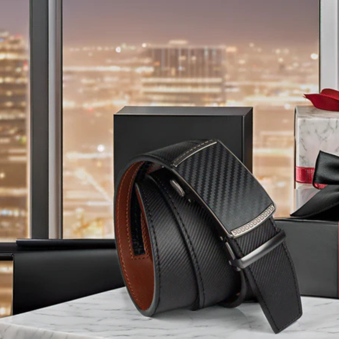 SnapFit™ | Læder Ratelbælte med Justerbar Spænde