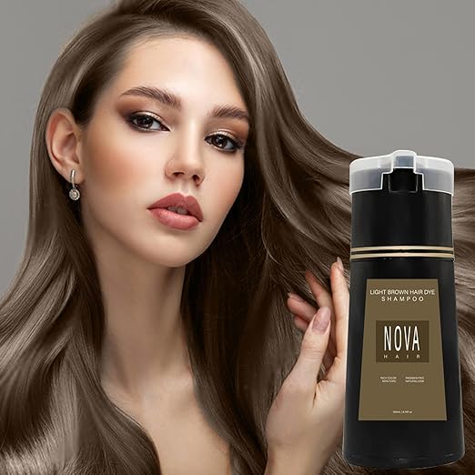 NovaHair™ | Quick Hair Colour Instant Dye Shampoo til mænd og kvinder