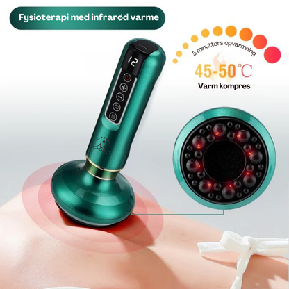 CelluSculpt™ | 4-i-1 -massageapparat med cupping, infrarød og varme – reducerer cellulite og strækmærker synligt