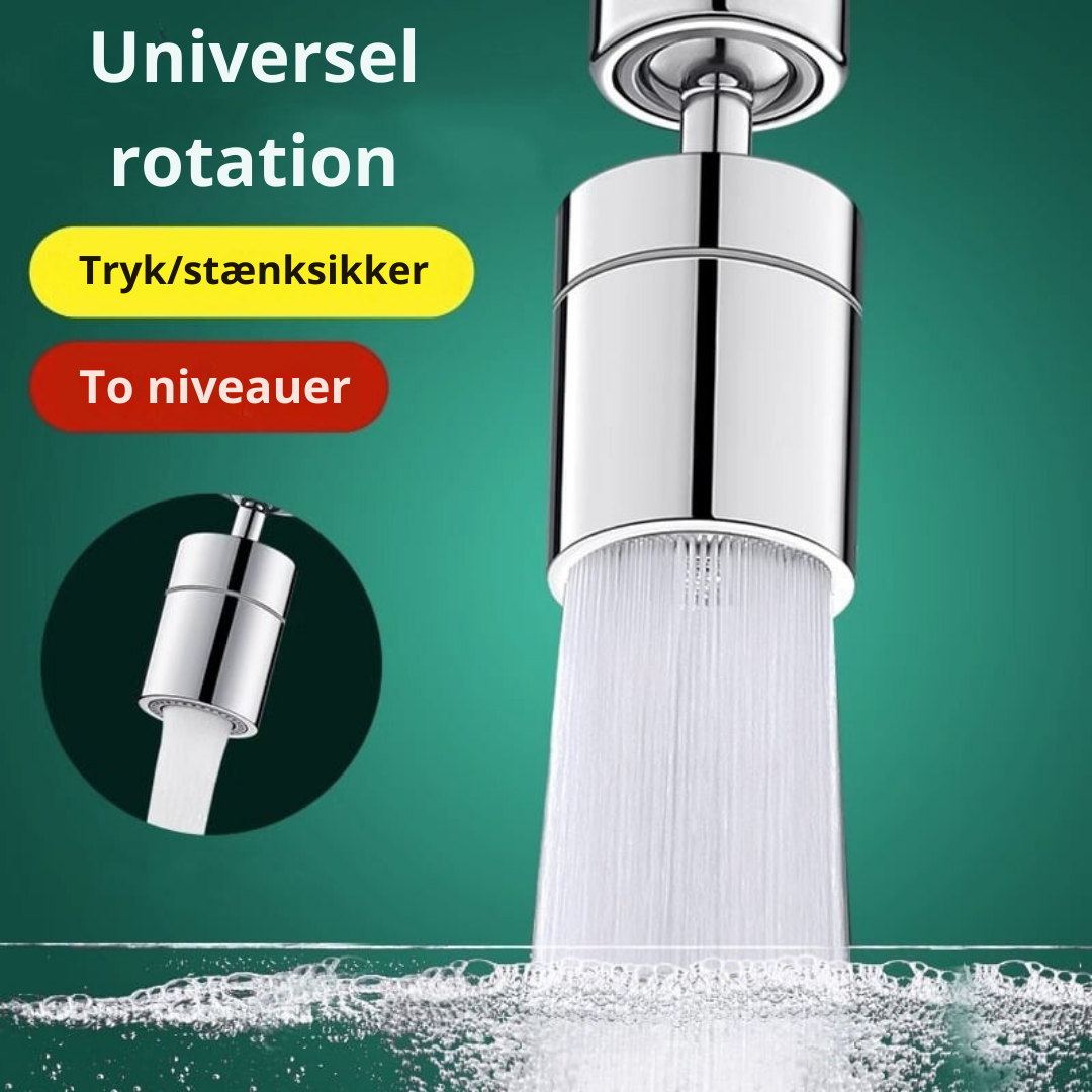FlexiFlow™ | 360° Vandhane-forlænger – Fleksibel og praktisk vandstrøm til enhver vask