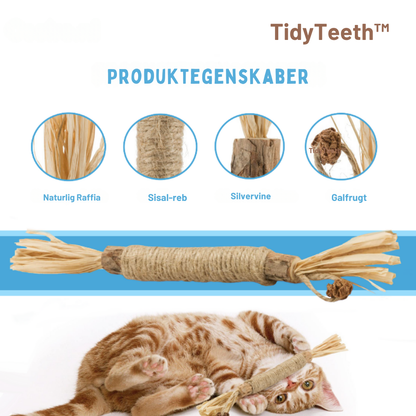 TidyTeeth™ | Naturlig Silvervine Stick tyggelegetøj til katte