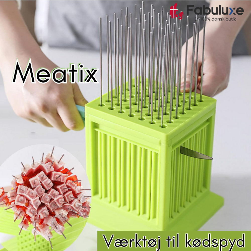 Meatix™ | BBQ Skewer Maker til perfekt formede kødspyd