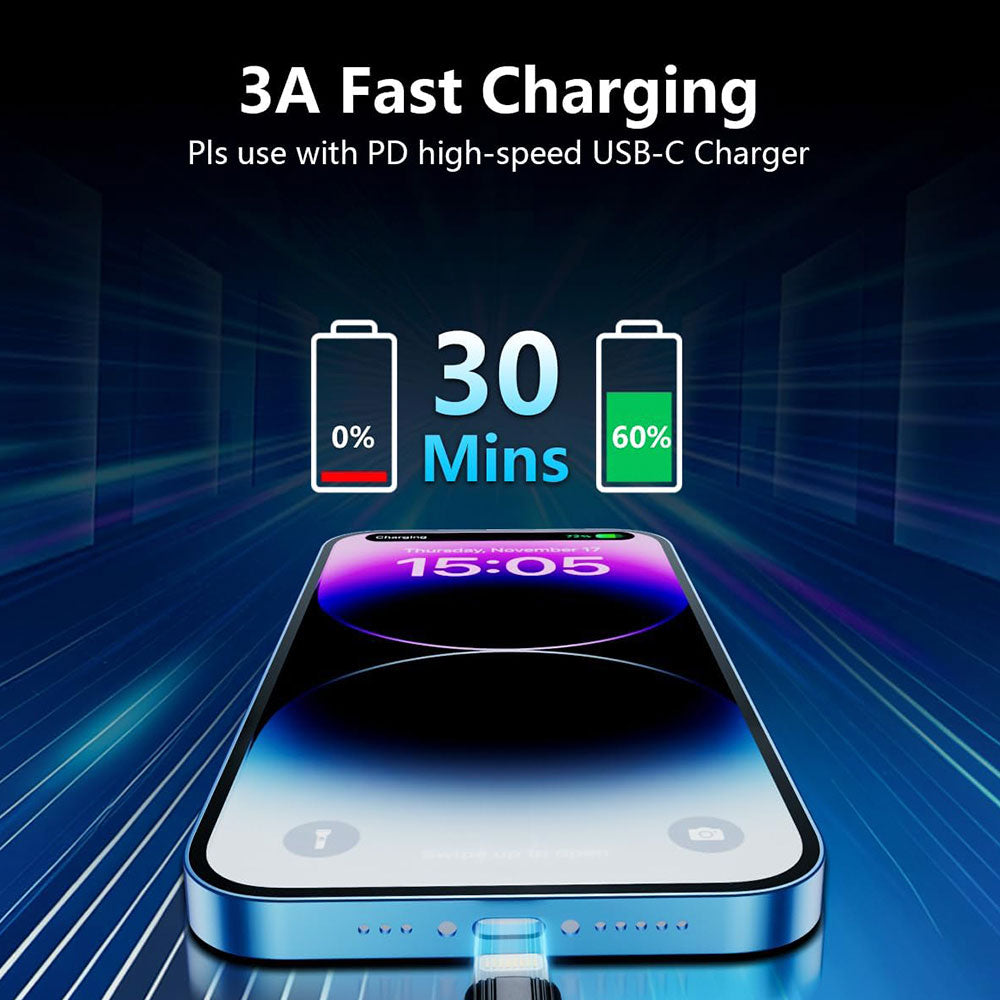 MagCable™ 1.5 mtr | Magnetisk anti-fnidderkabel 1+1 GRATIS