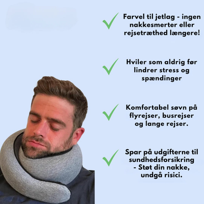 RelaxEase™ | Ergonomisk nakkepude til behagelige rejser og smertefri dage ✈️