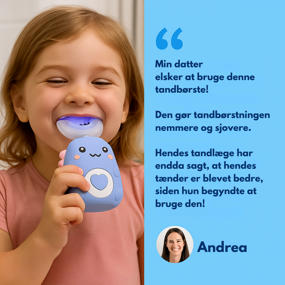 KiddoBrush™ | Slut med tandbørstnings-kampe derhjemme
