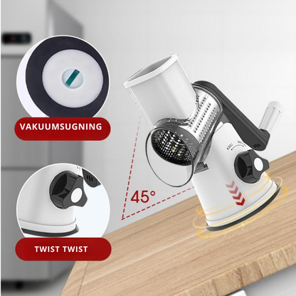 TurboGrate™ | Gør madlavning hurtigere, sjovere og helt uden besvær