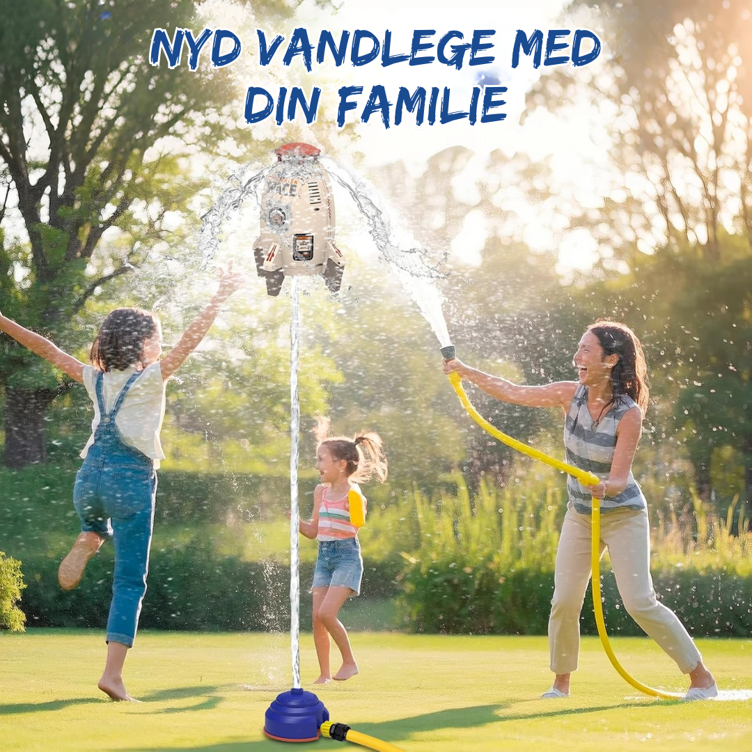 KidSplash™ | Den flyvende vandraket til endeløs sommerleg!