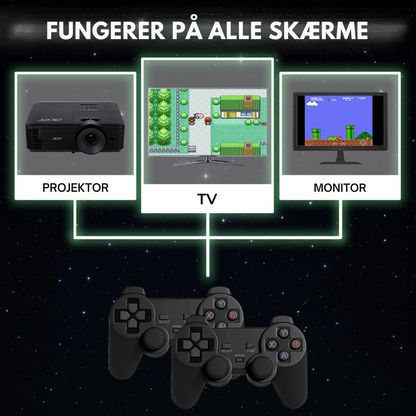 GameWave G11 Pro™ | Konsol med 100.000+ retrospil til hele familien