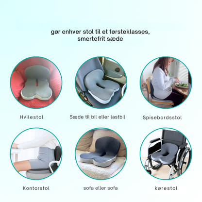SootheSeat™ | Sid bedre, lev lettere – ergonomisk støtte, hvor du har mest brug for det