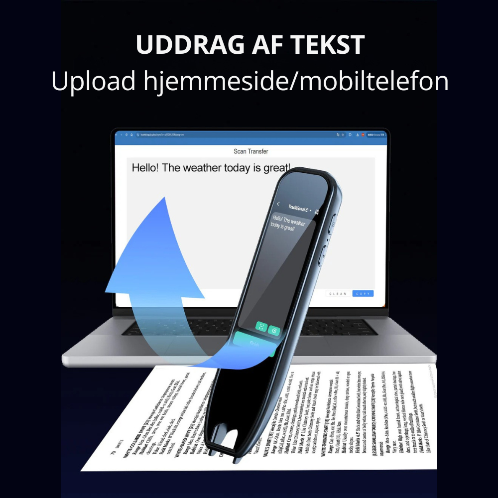 TranslatorPen™ |📣 Oplev den revolutionerende TranslatorPen med HD-kamera! 🌍✈️