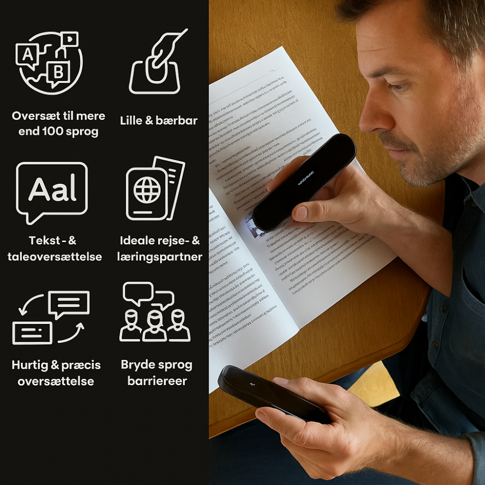 TalkEasy™ | Din ultimative rejseoversætter i lommestørrelse!
