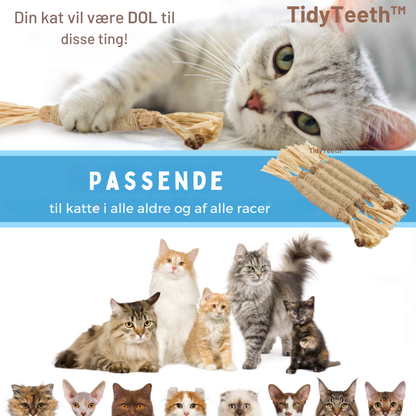 TidyTeeth™ | Naturlig Silvervine Stick tyggelegetøj til katte