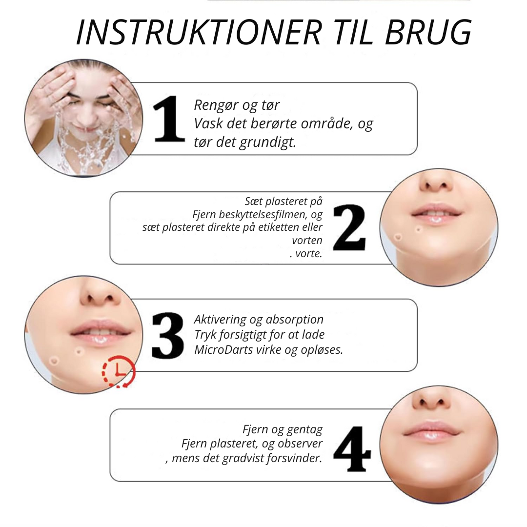 DermaPatch™ | Fjern hængende vorter smertefrit – uden ar, uden snit, uden stress!