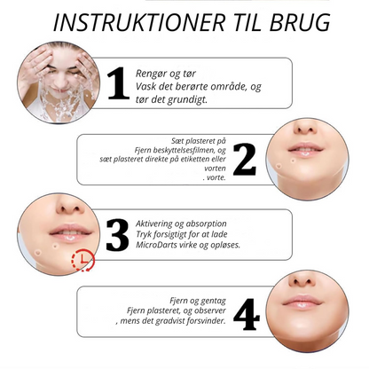 DermaPatch™ | Fjern hængende vorter smertefrit – uden ar, uden snit, uden stress!