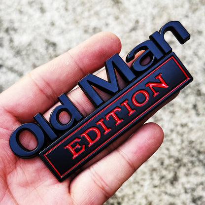 OldManEdition™ | Sjovt badge til bilen
