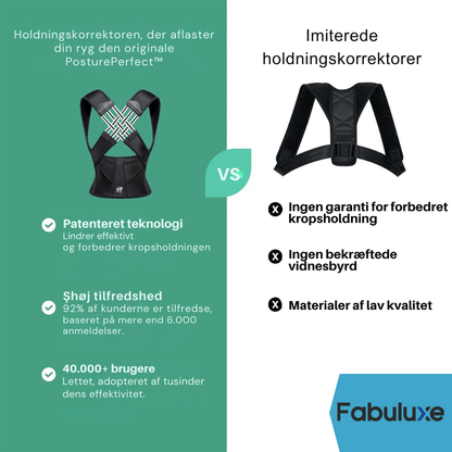 PosturePerfect™ | Korrigerer kropsholdning og lindrer rygsmerter