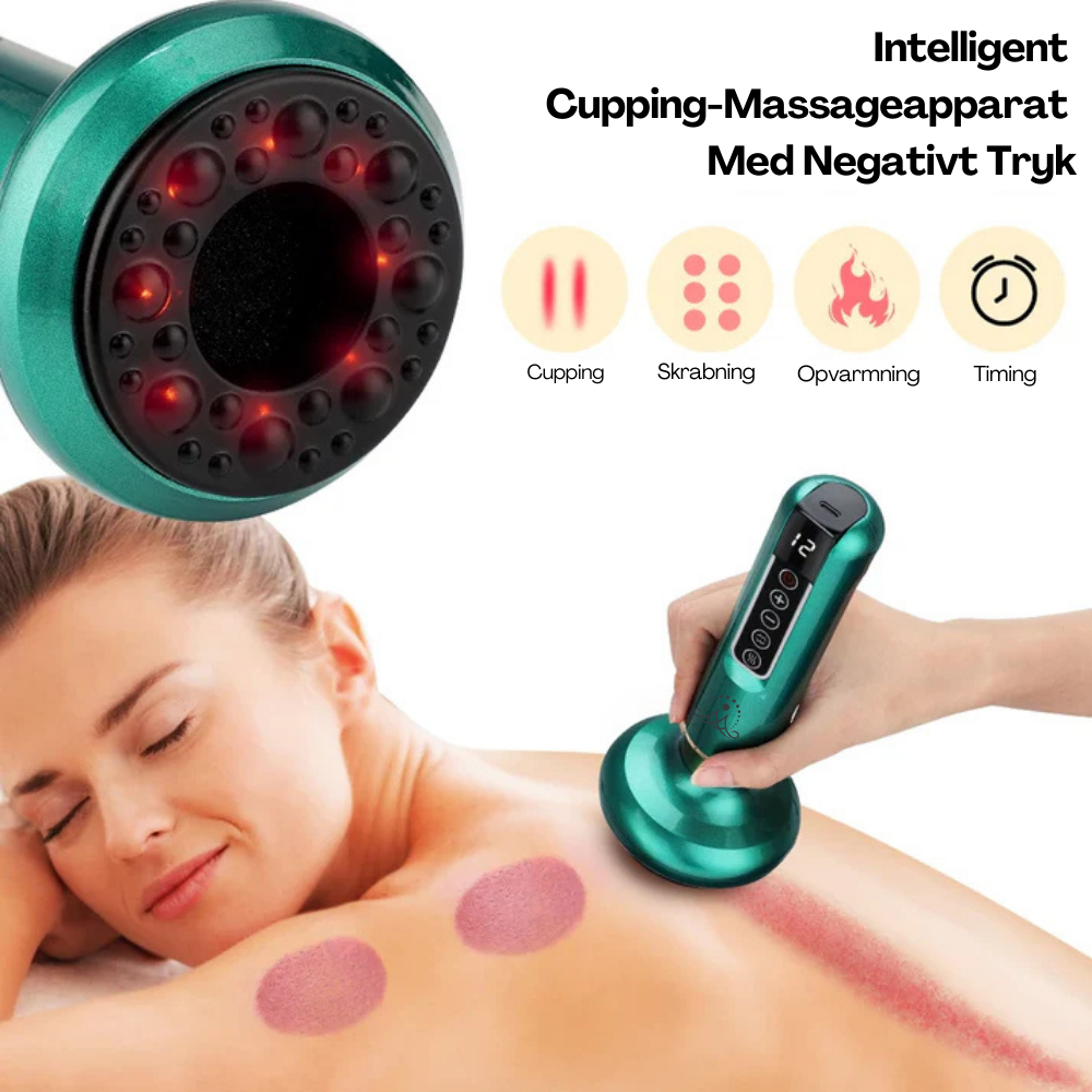 CelluSculpt™ | 4-i-1 -massageapparat med cupping, infrarød og varme – reducerer cellulite og strækmærker synligt
