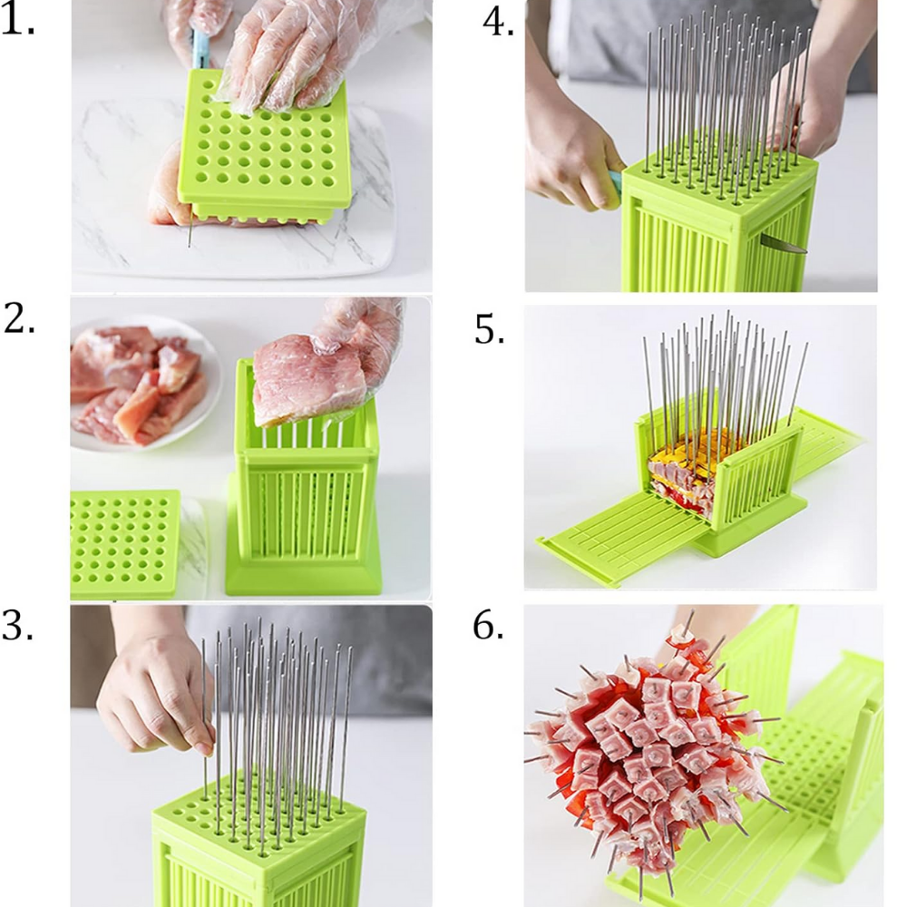 Meatix™ | BBQ Skewer Maker til perfekt formede kødspyd
