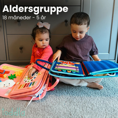 BusyBoard™ | Skærmfri læringsbog der udvikler dit barns fantasi og motorik