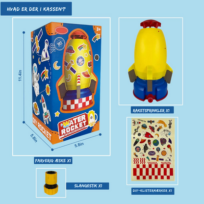 KidSplash™ | Den flyvende vandraket til endeløs sommerleg!