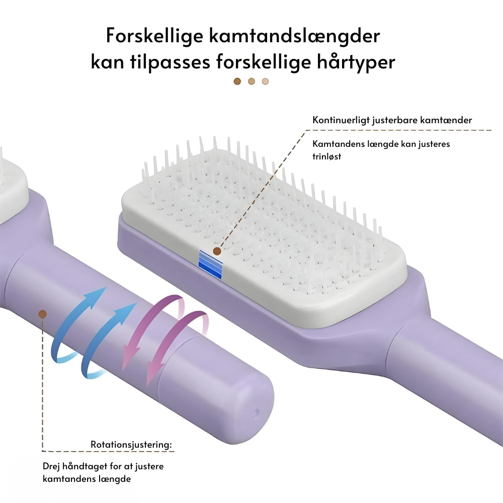 PerfectBrush™ | Selvrensende hårbørste til ubesværet hårpleje
