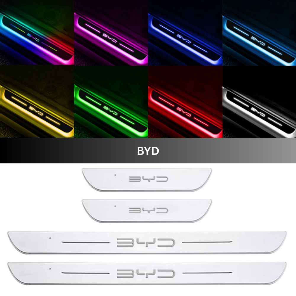 IllumiDrive™ | LED-indstigningslys til bil – magnetisk montering & skiftende farver med dit logo