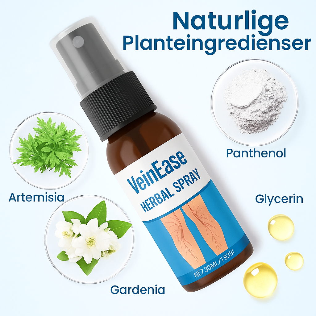 VeinEase™ | Naturlig støtte til sunde vener og forbedret cirkulation