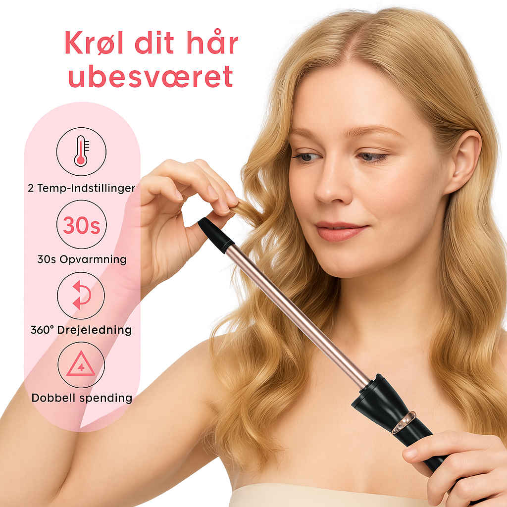 CurlPro™ | Ubesværede krøller i salonkvalitet derhjemme