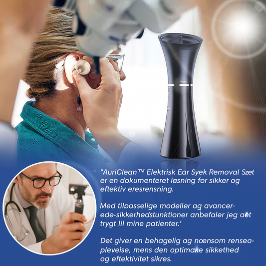 AuriClean™ | Elektrisk Ørevoksfjerningssæt