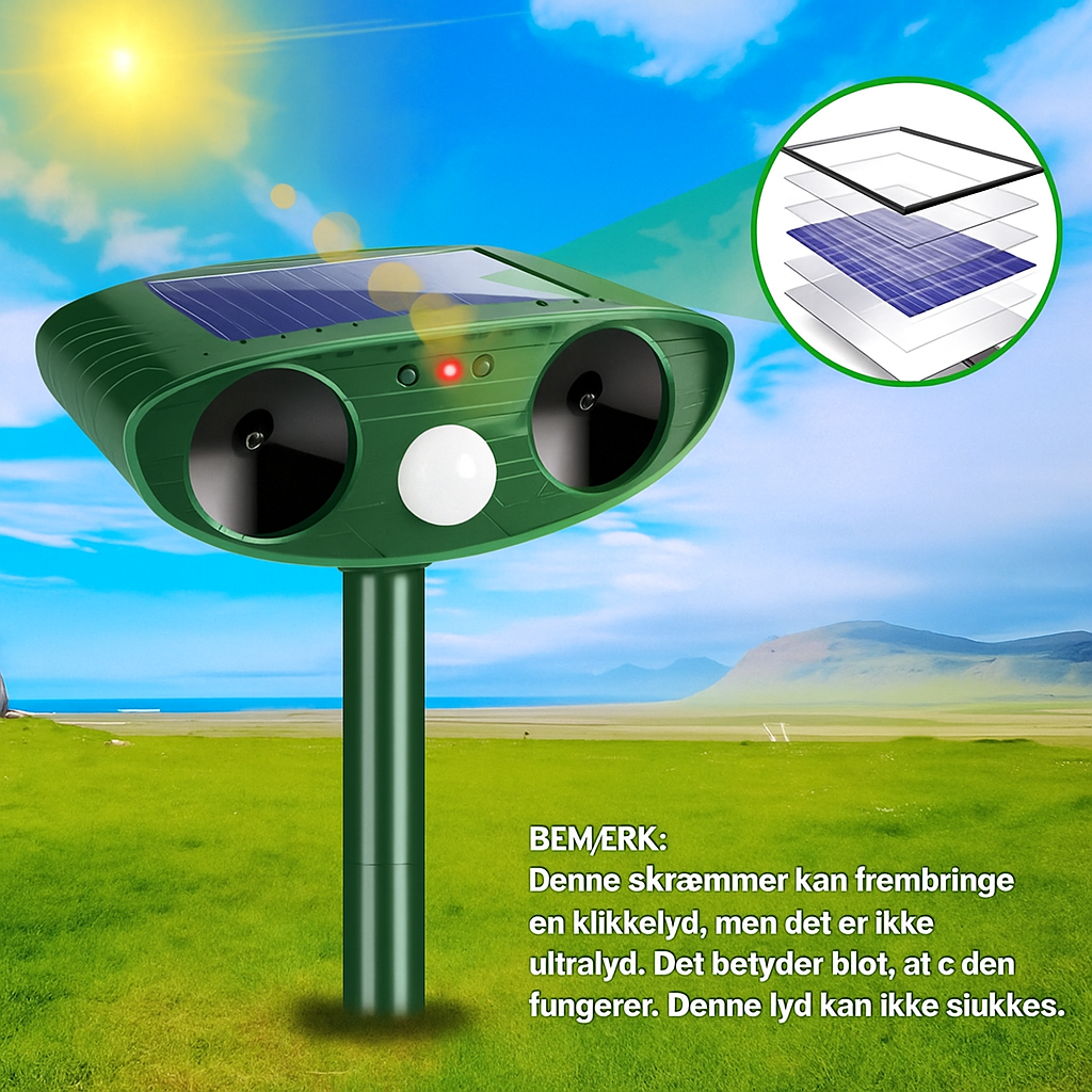 SolarDrive™ | Anti-Djur Skrämmare