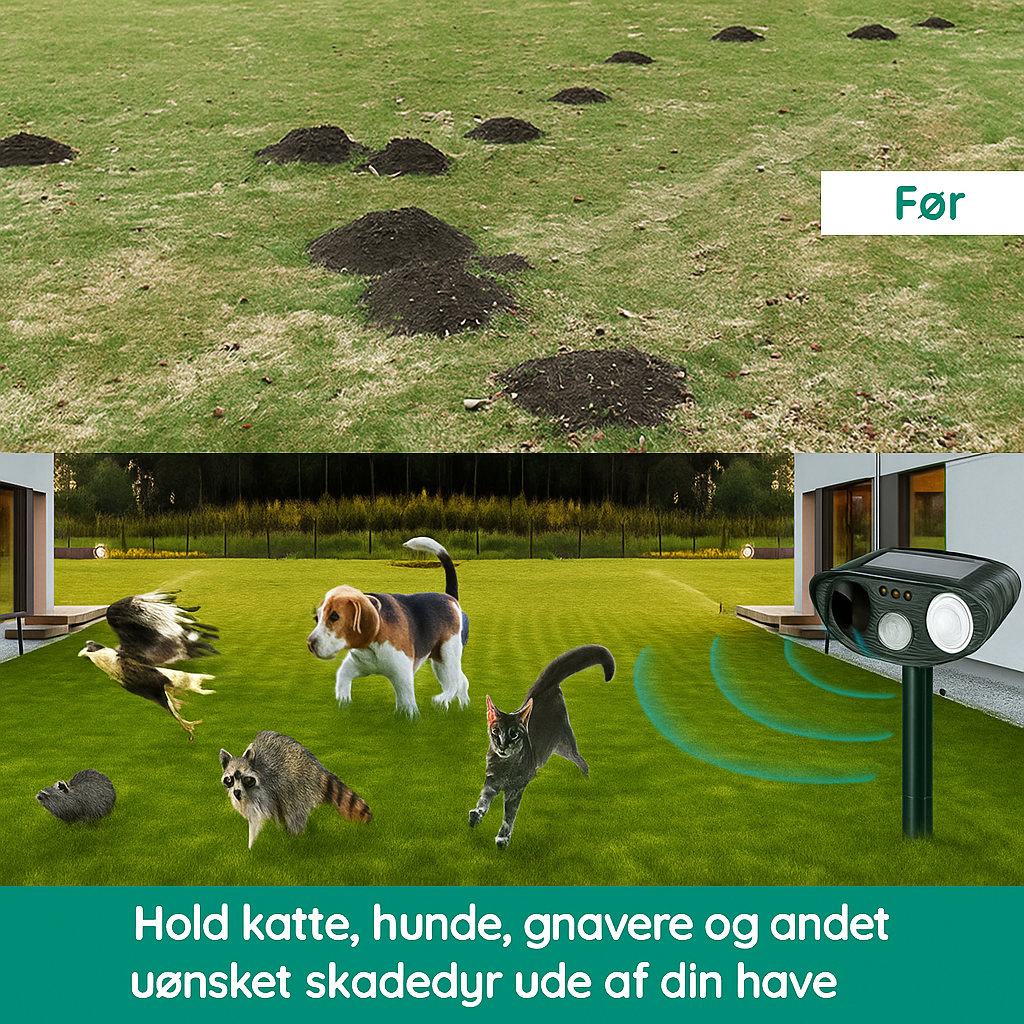 SolarDrive™ | Anti-Djur Skrämmare