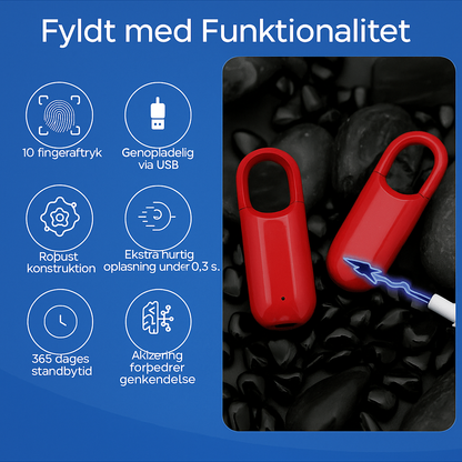 SmartLock™ | Fingeraftryk Touch Hængelås