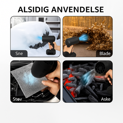 LeafBreeze™ | Trådløs blæser til hurtig oprydning af blade, snavs, støv og hverdagsaffald